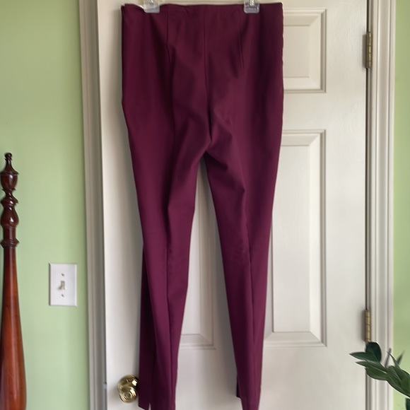 Lands End burgundy skinny pants - Picture 2 of 5